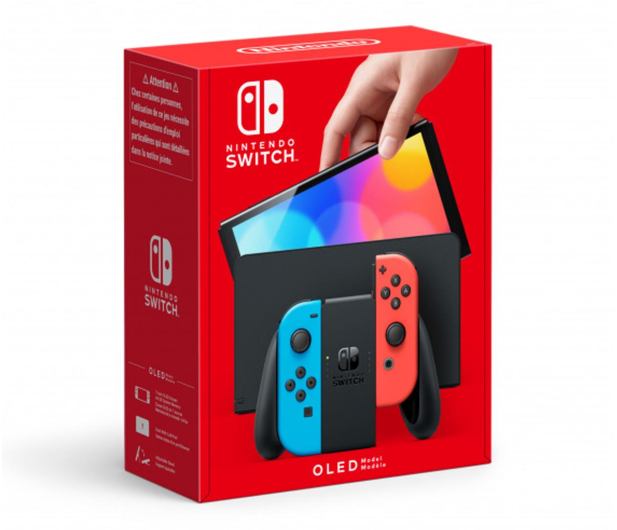 NINTENDO Switch OLED Red and Blue - 667576 - zdjęcie 4